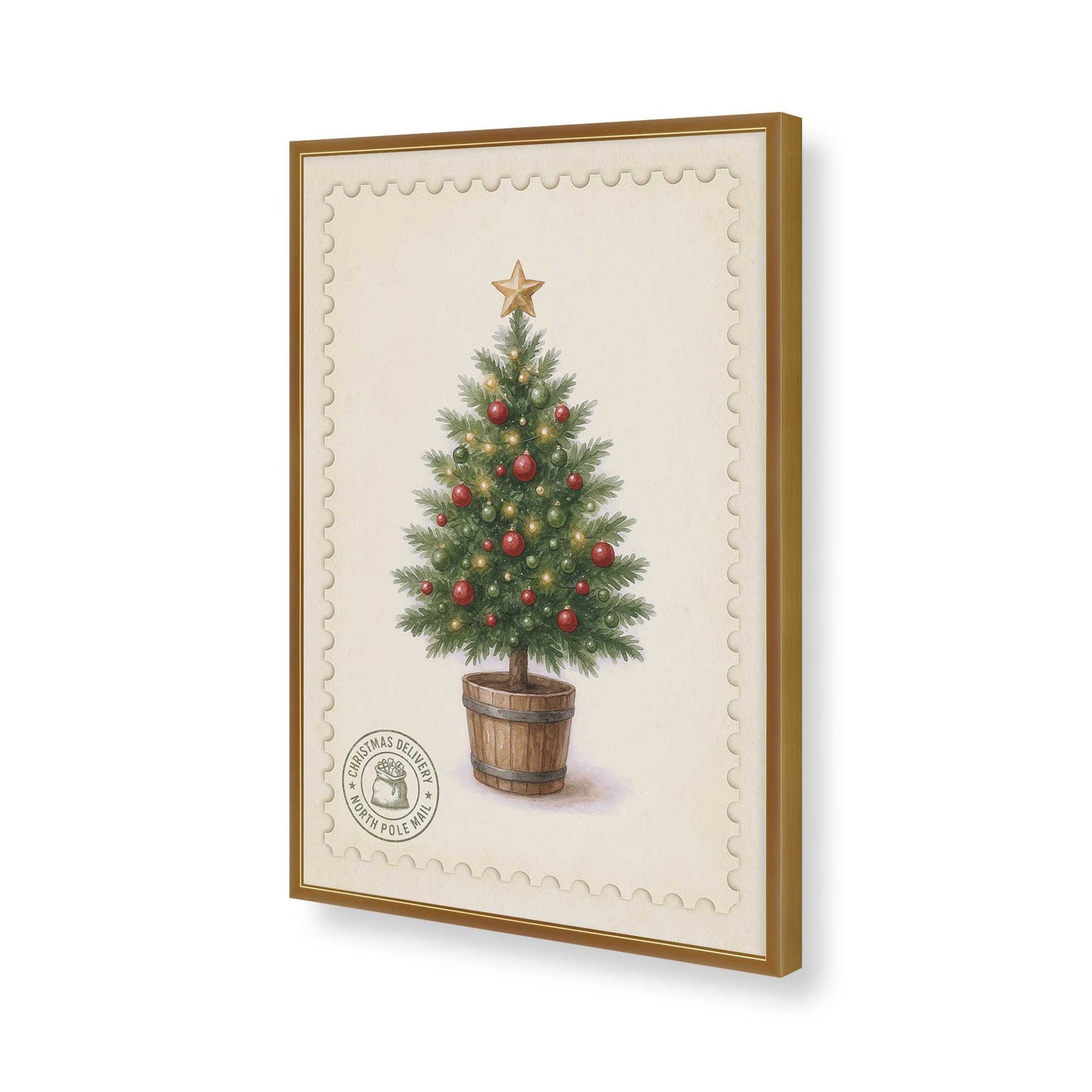 [Color:Polished Gold], Picture of art in a Polished Gold frame of the corner