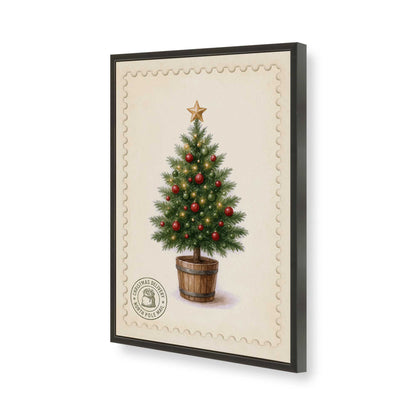 [Color:Satin Black], Picture of art in a Satin Black frame of the corner