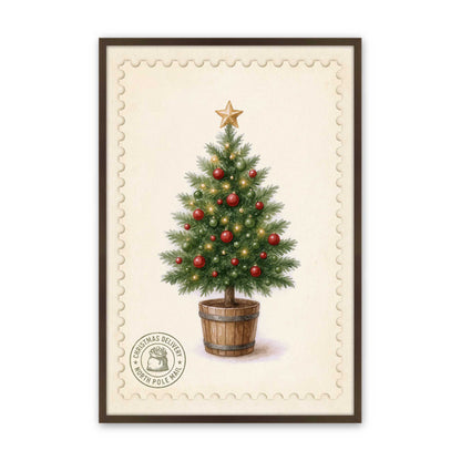 [Color:Brown], Picture of art in a Brown frame