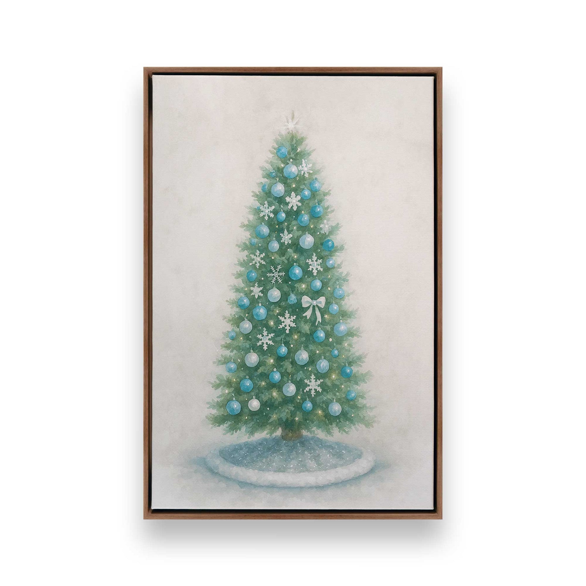 [Color:Walnut], Picture of art in a Walnut frame