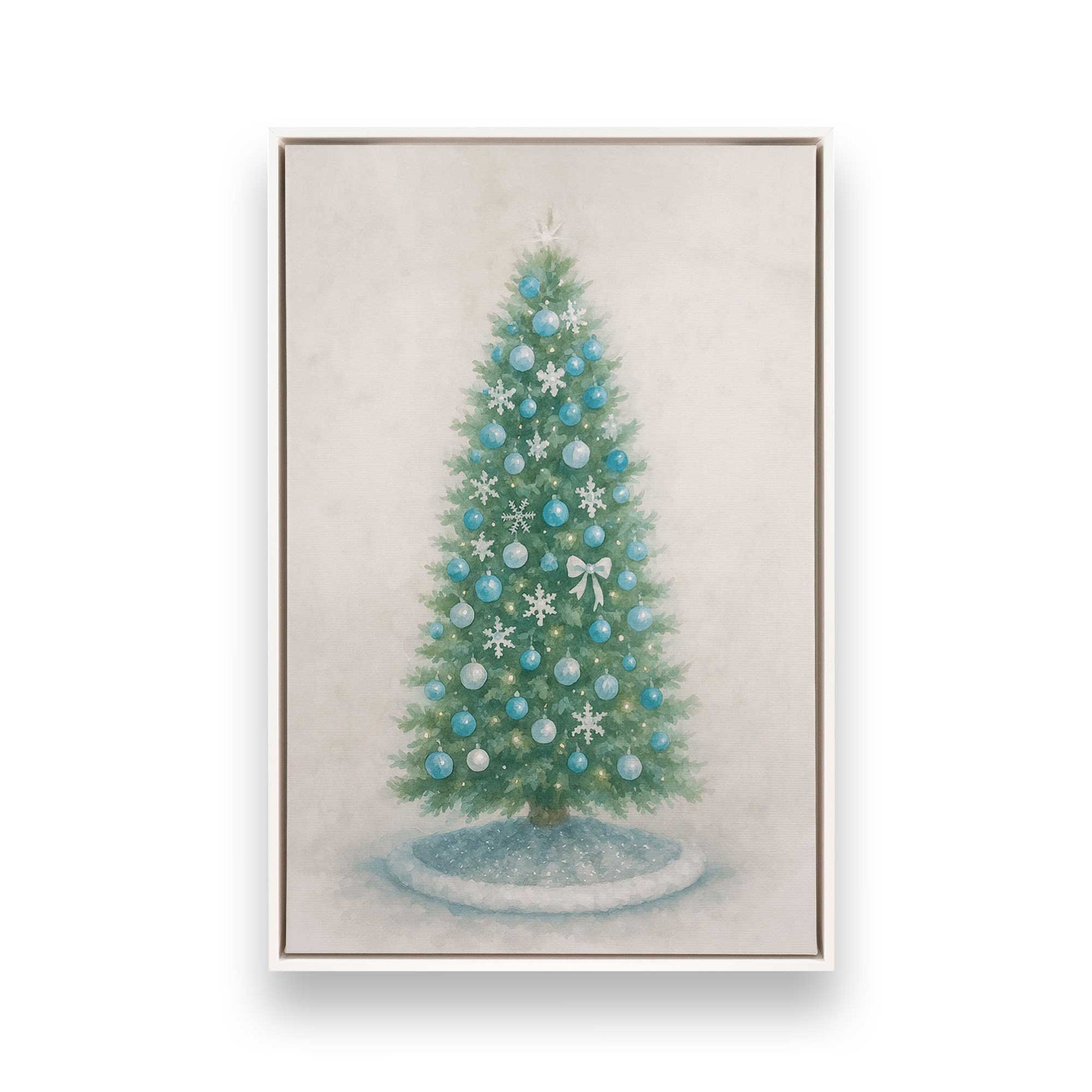 [Color:Opaque White], Picture of art in a White frame