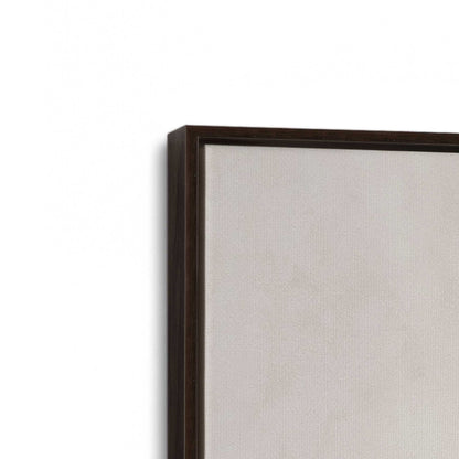 [Color:Espresso], Picture of art in a Espresso frame at an angle
