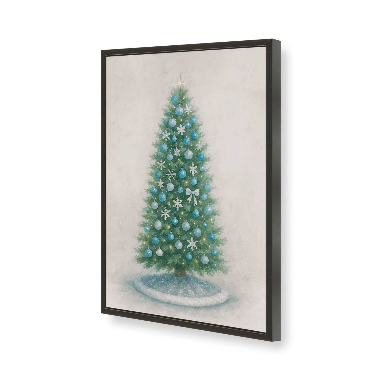 [Color:Satin Black], Picture of art in a Satin Black frame of the corner