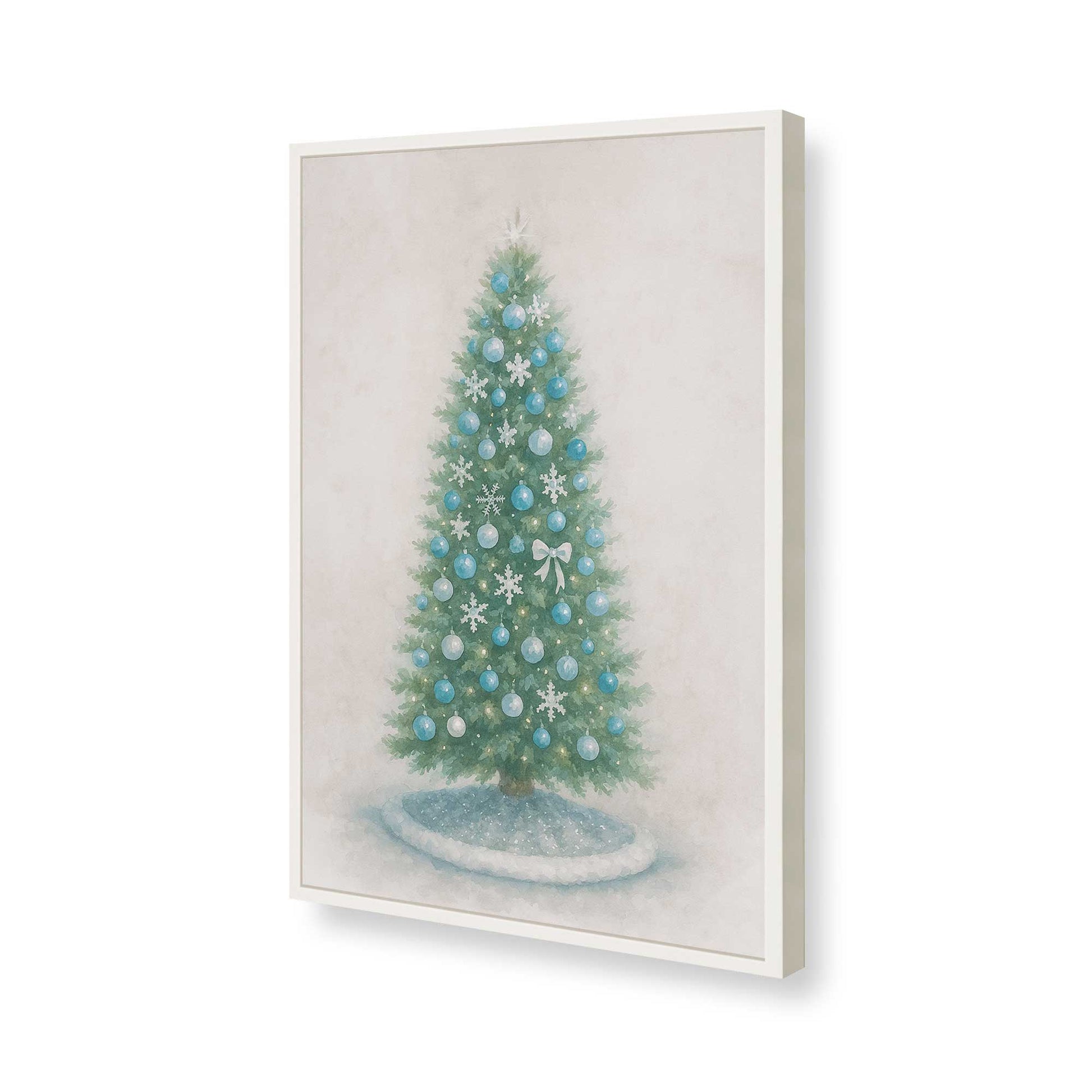 [Color:Opaque White], Picture of art in a Opaque White frame of the corner