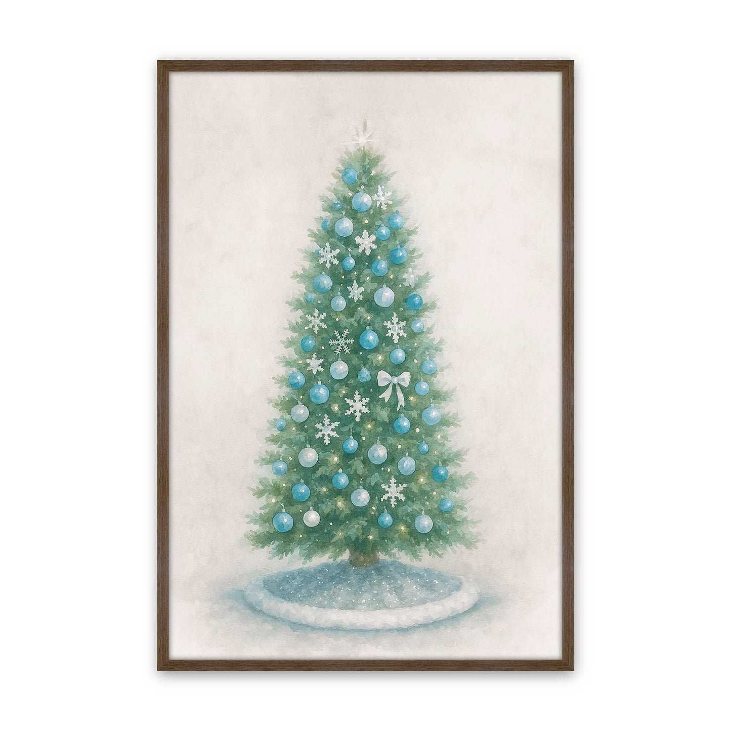 [Color:Walnut], Picture of art in a Walnut frame