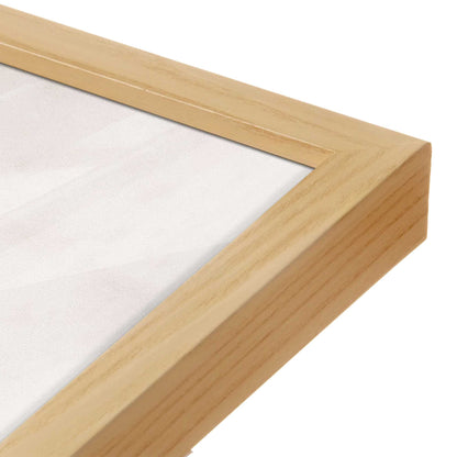 [Color:American Maple], Picture of art in a American Maple frame at an angle