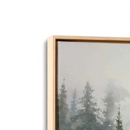 [Color:American Maple], Picture of art in a American Maple frame at an angle