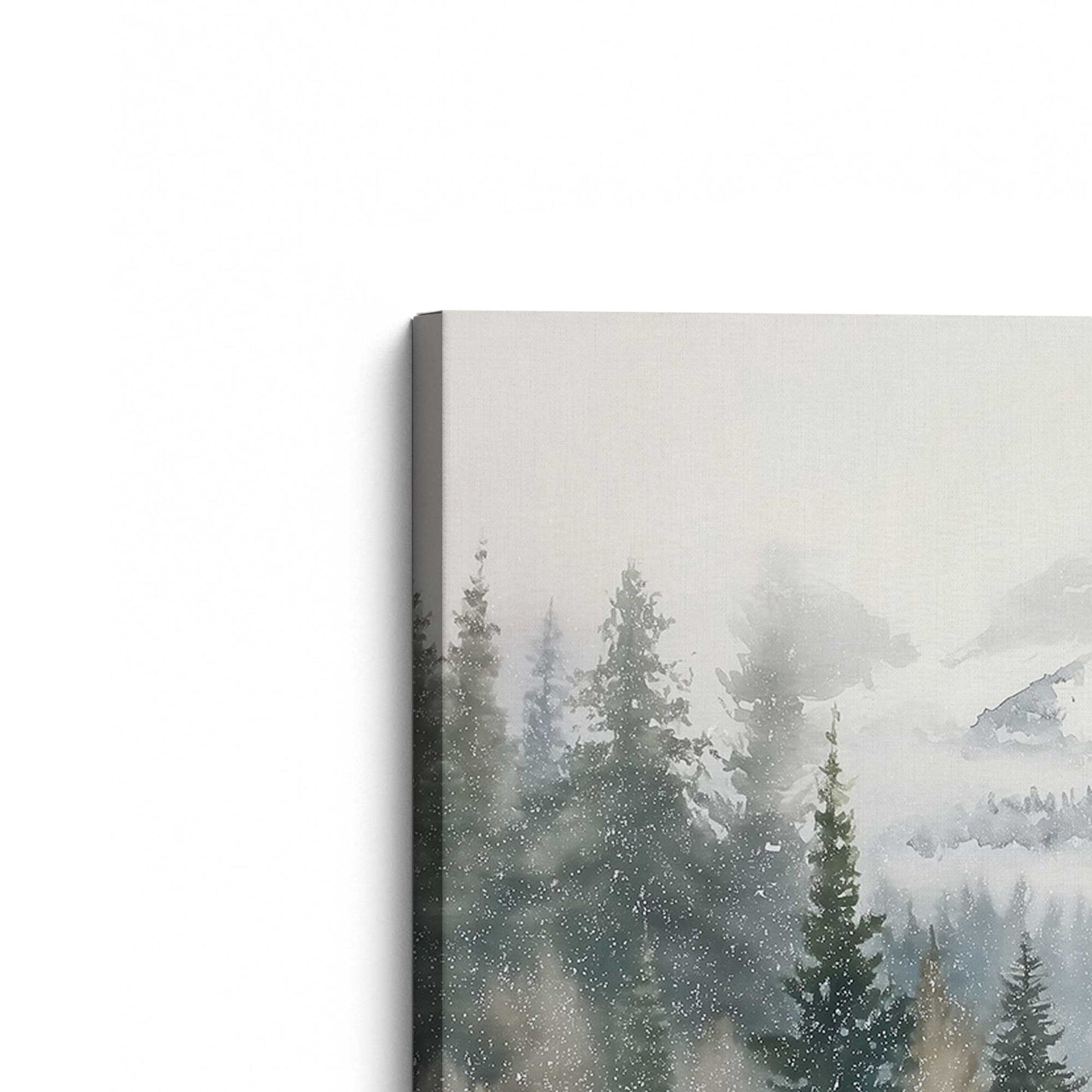 [Color:Stretched Canvas], Picture of the corner of the art