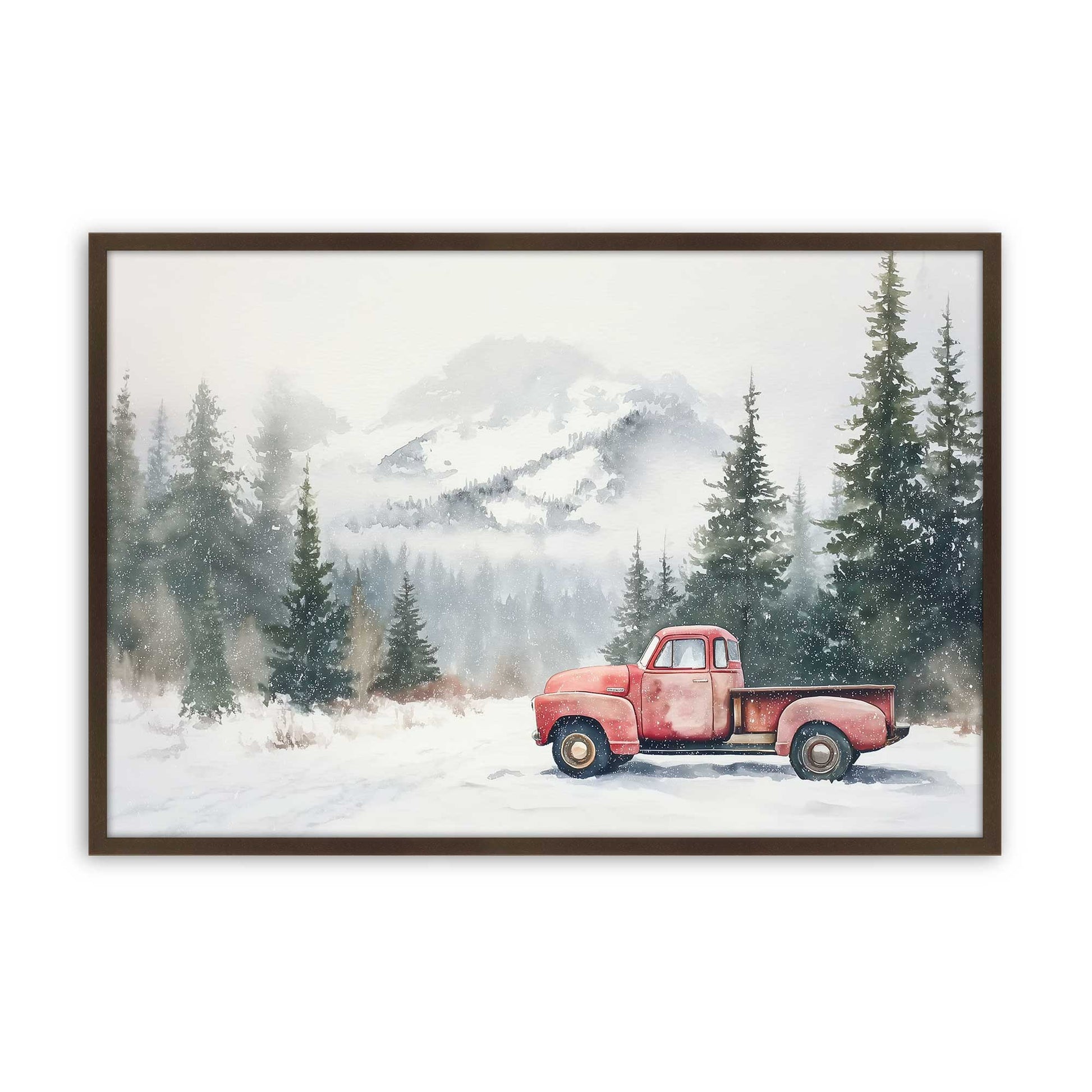 [Color:Belvinder Brown], Picture of art in a Belvinder Brown frame