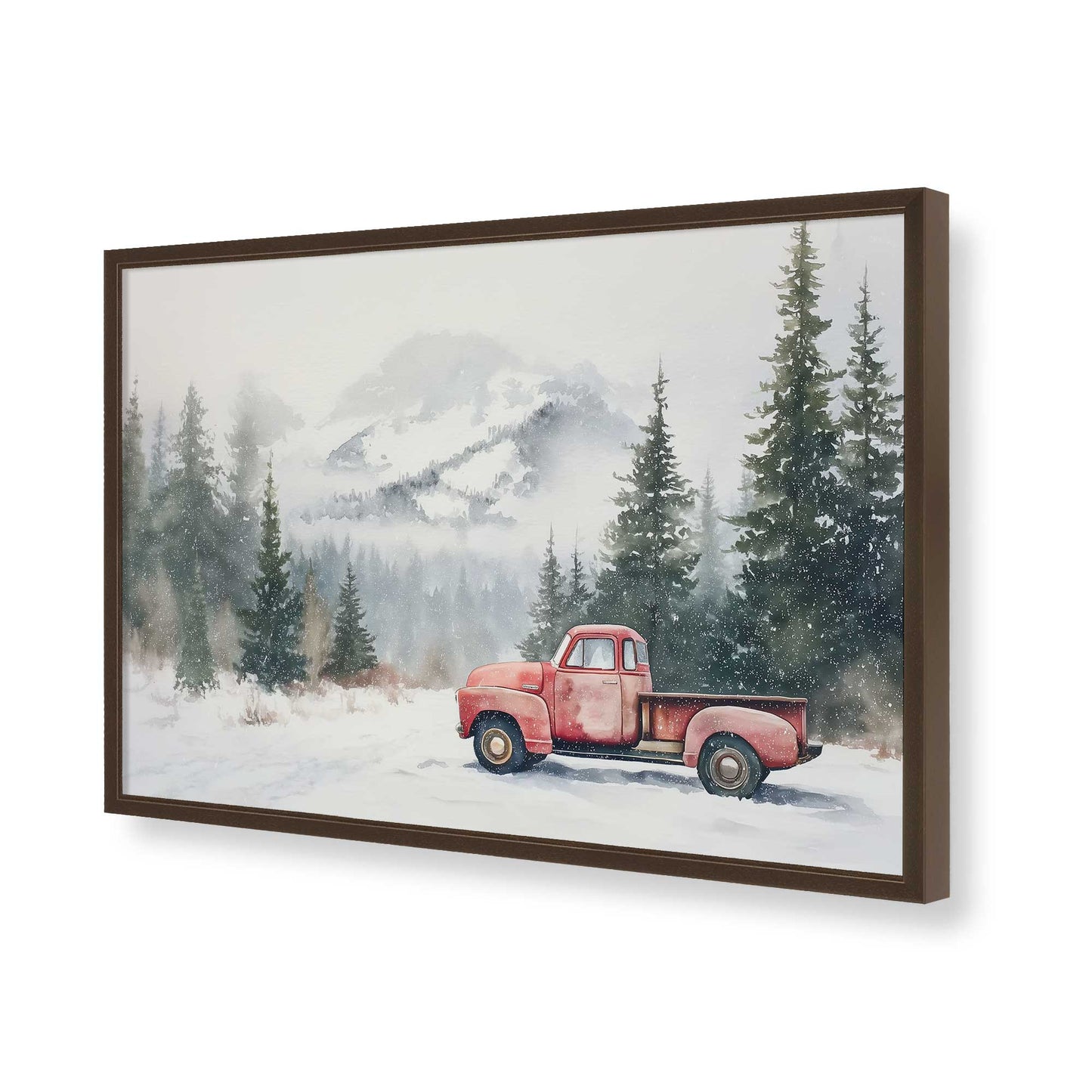 [Color:Belvinder Brown], Picture of art in a Belvinder Brown frame of the corner