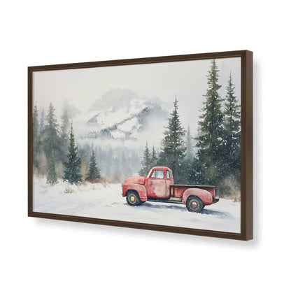 [Color:Belvinder Brown], Picture of art in a Belvinder Brown frame of the corner