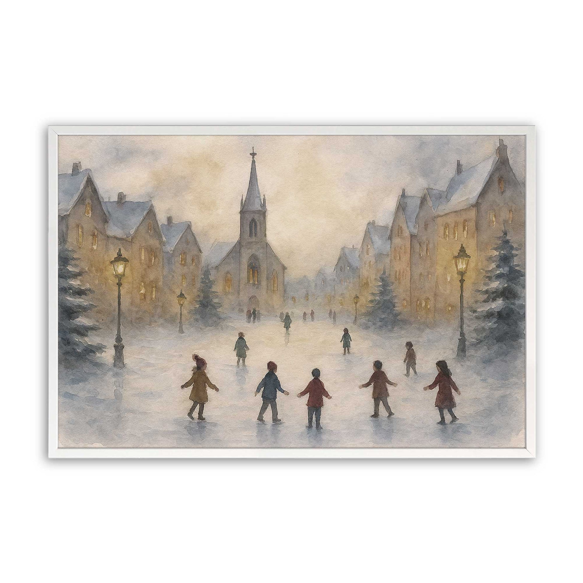 [Color:Opaque White], Picture of art in a Opaque White frame