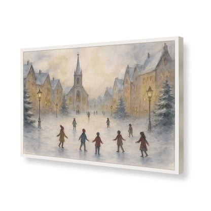 [Color:Opaque White], Picture of art in a Opaque White frame of the corner