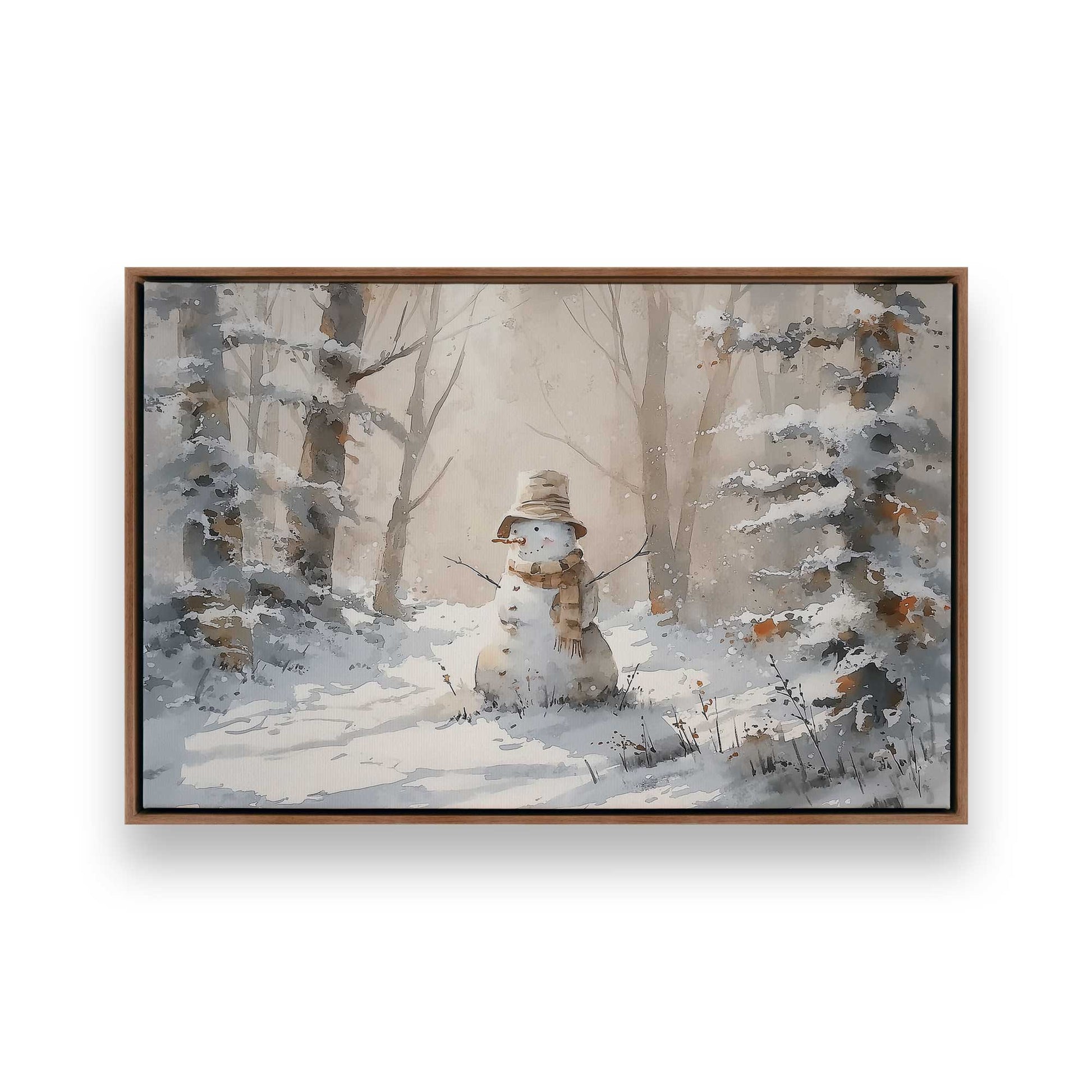 [Color:Walnut], Picture of art in a Walnut frame