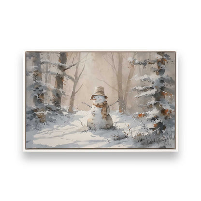 [Color:Opaque White], Picture of art in a White frame