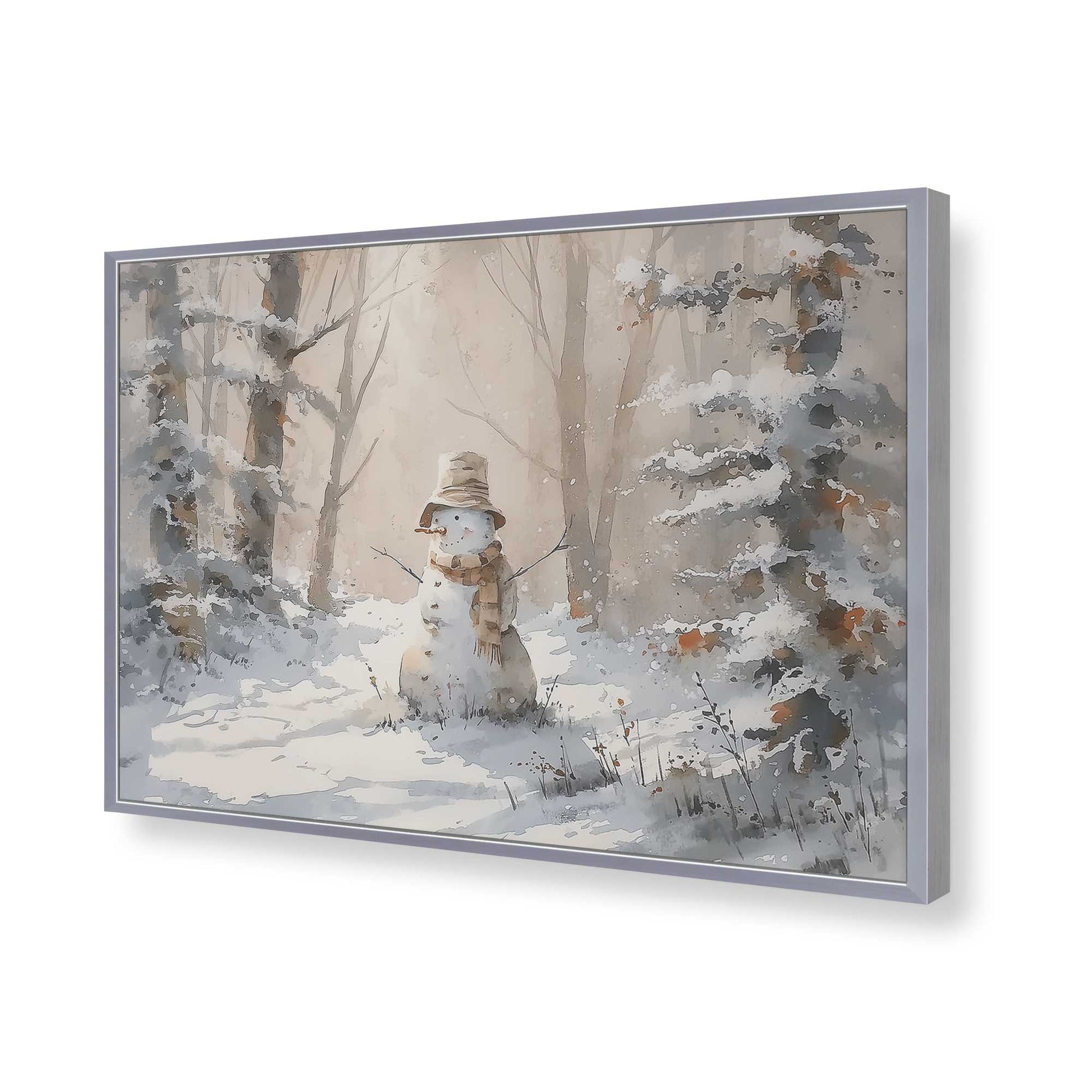 [Color:Polished Chrome], Picture of art in a Polished Chrome frame of the corner