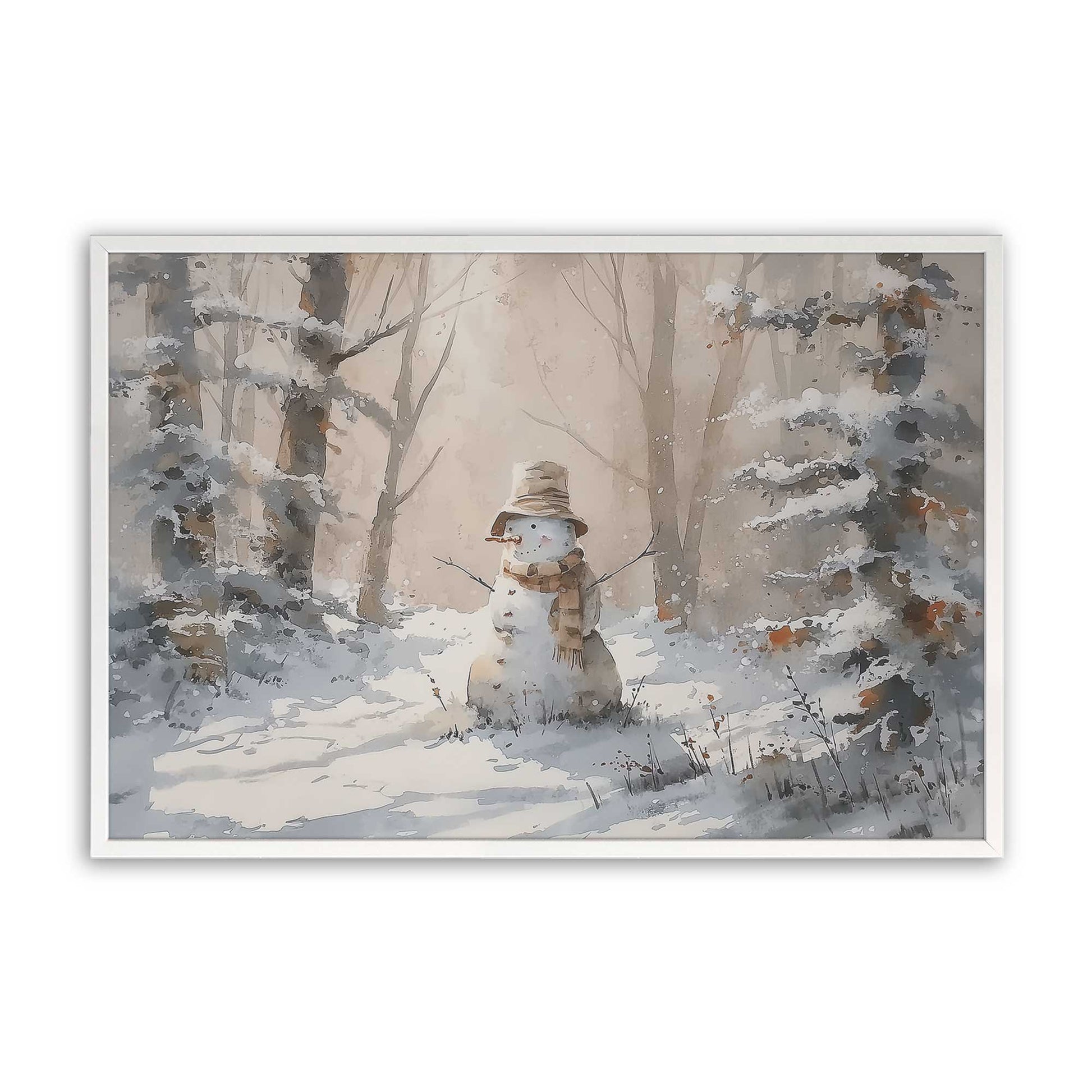 [Color:Opaque White], Picture of art in a Opaque White frame