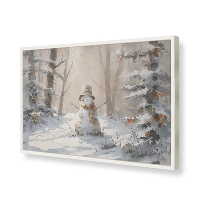 [Color:Opaque White], Picture of art in a Opaque White frame of the corner