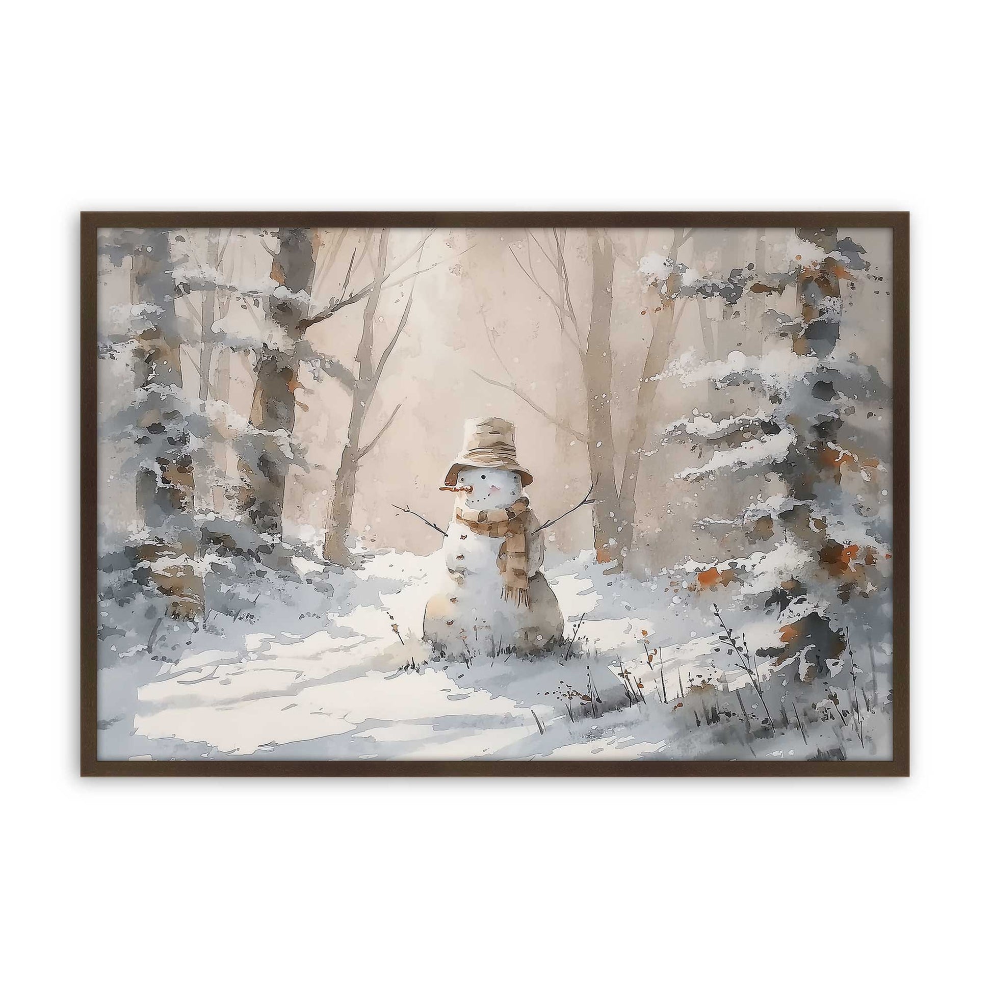 [Color:Belvinder Brown], Picture of art in a Belvinder Brown frame