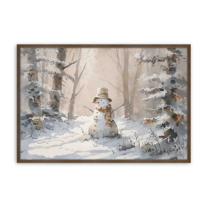 [Color:Walnut], Picture of art in a Walnut frame