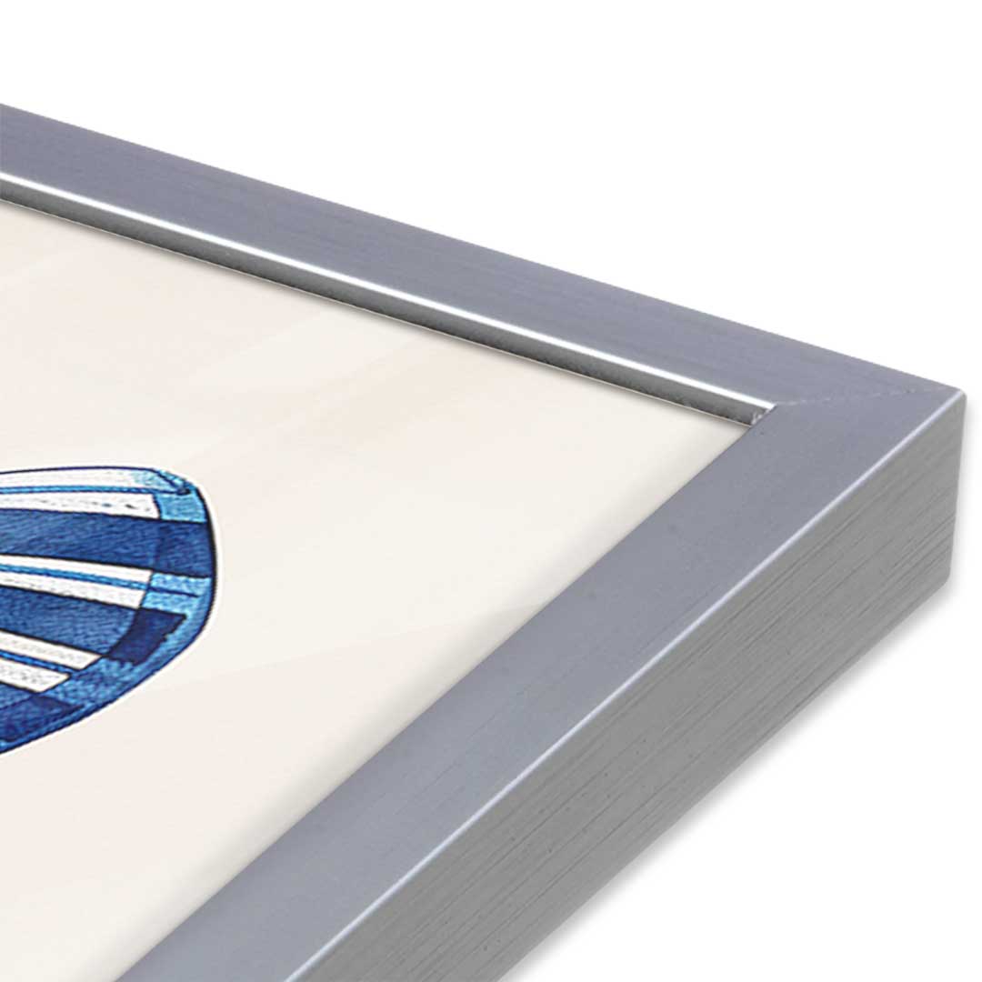 [Color:Polished Chrome], Picture of art in a Polished Chrome frame at an angle