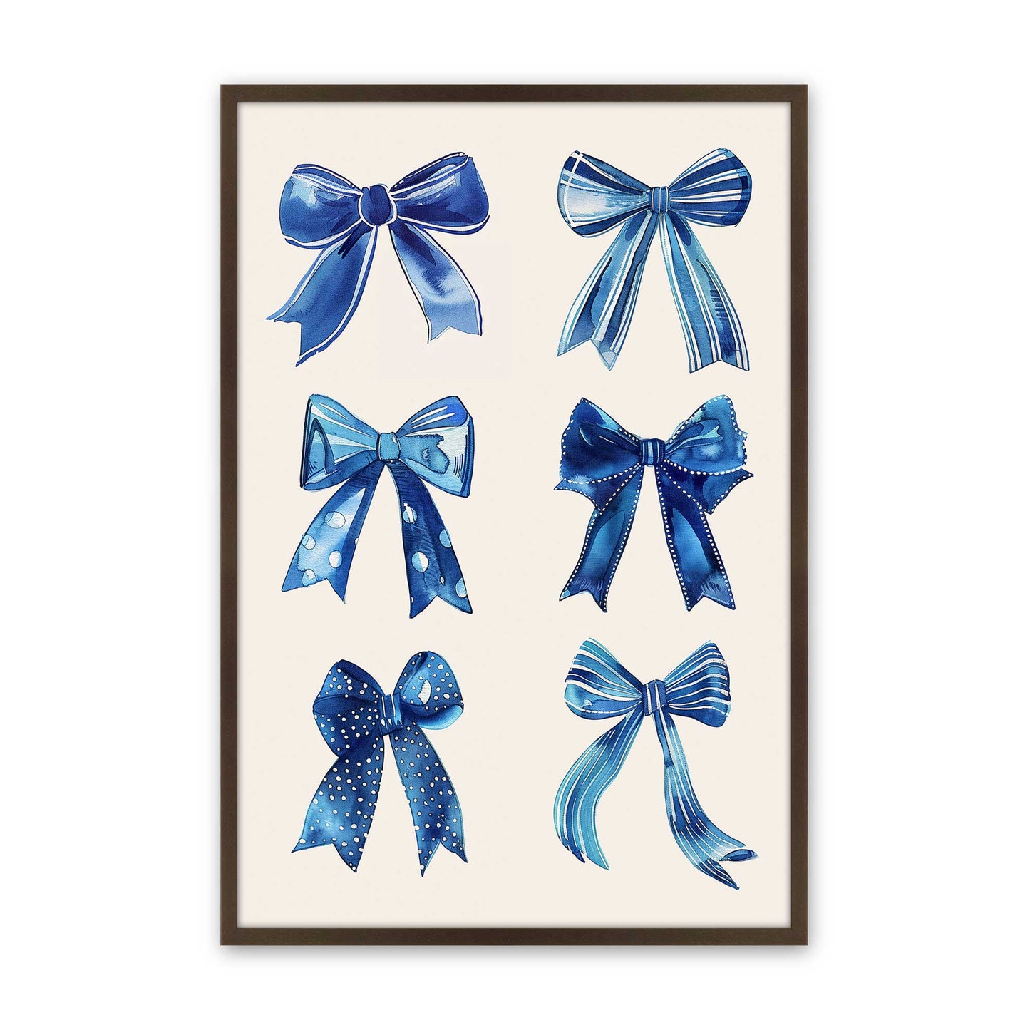 [Color:Brown], Picture of art in a Brown frame