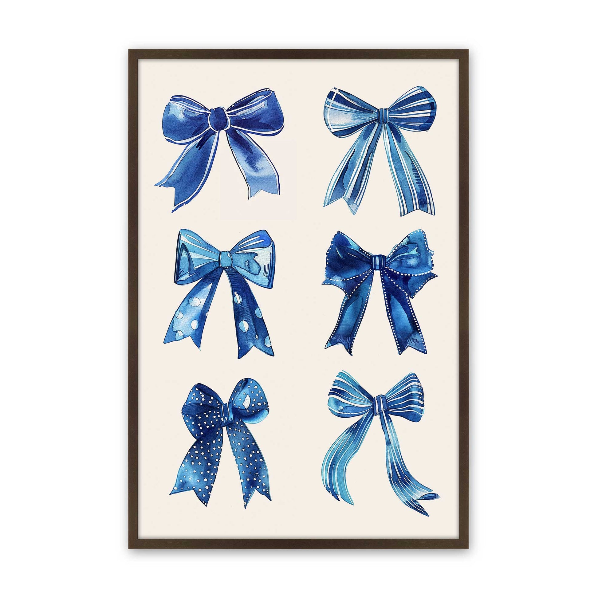 [Color:Brown], Picture of art in a Brown frame