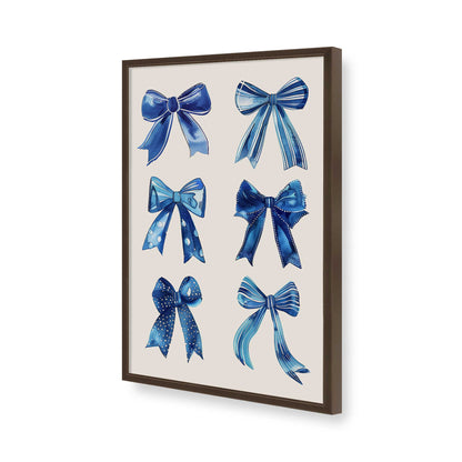 [Color:Brown], Picture of art in a Brown frame of the corner