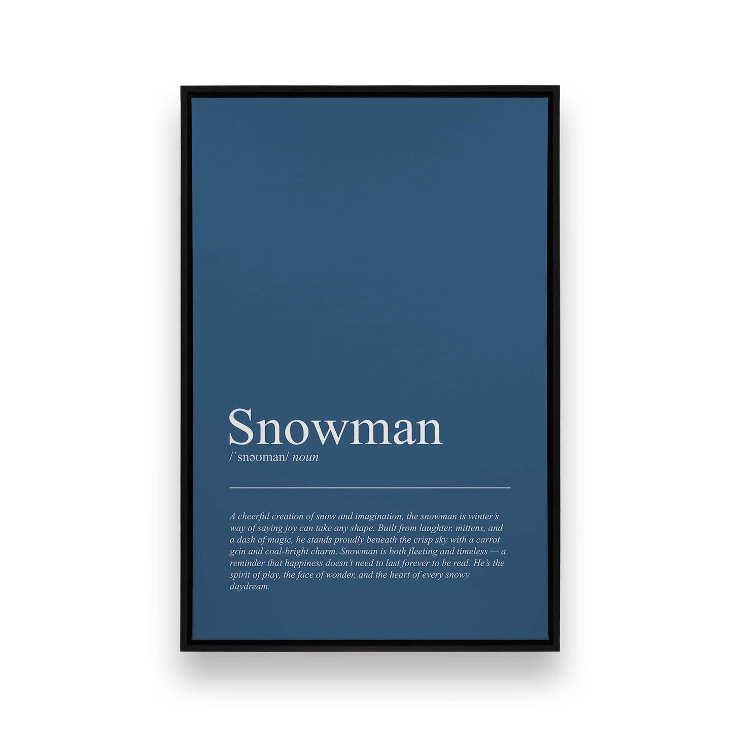 [Color:Satin Black], Picture of art in a Satin Black frame