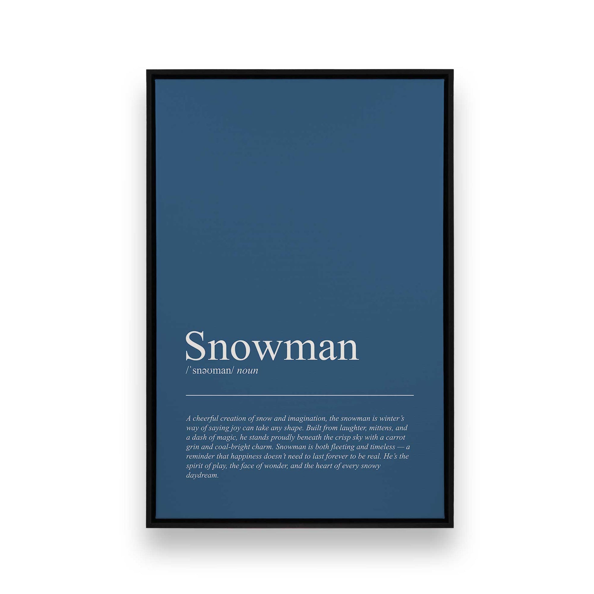 [Color:Satin Black], Picture of art in a Satin Black frame