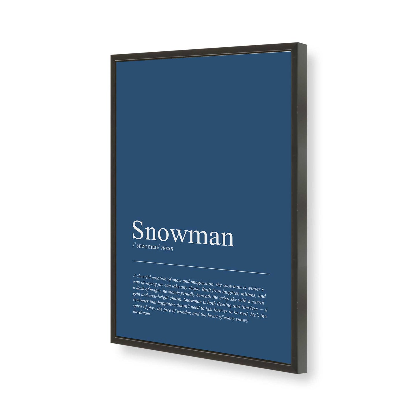 [Color:Satin Black], Picture of art in a Satin Black frame of the corner