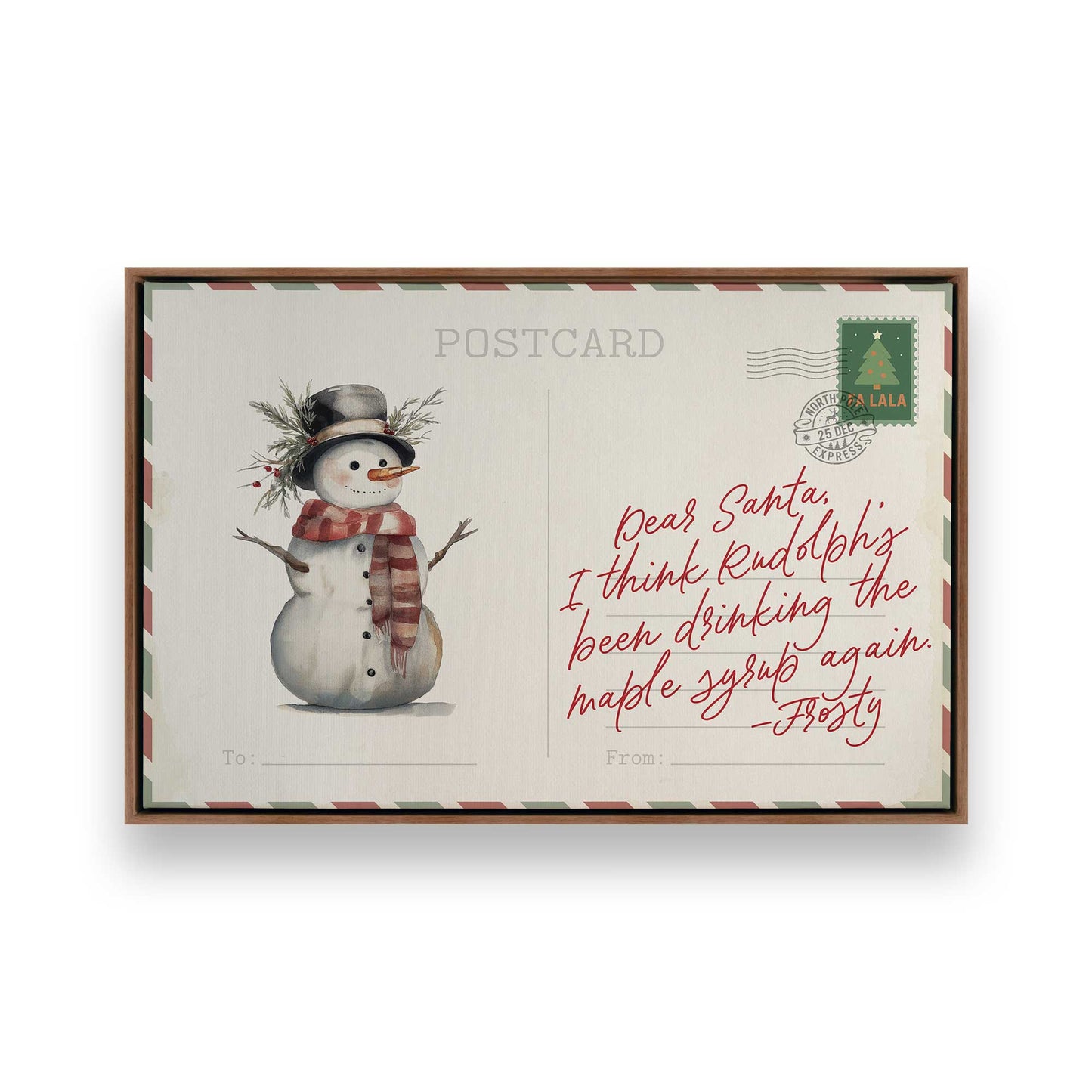 [Color:Walnut], Picture of art in a Walnut frame