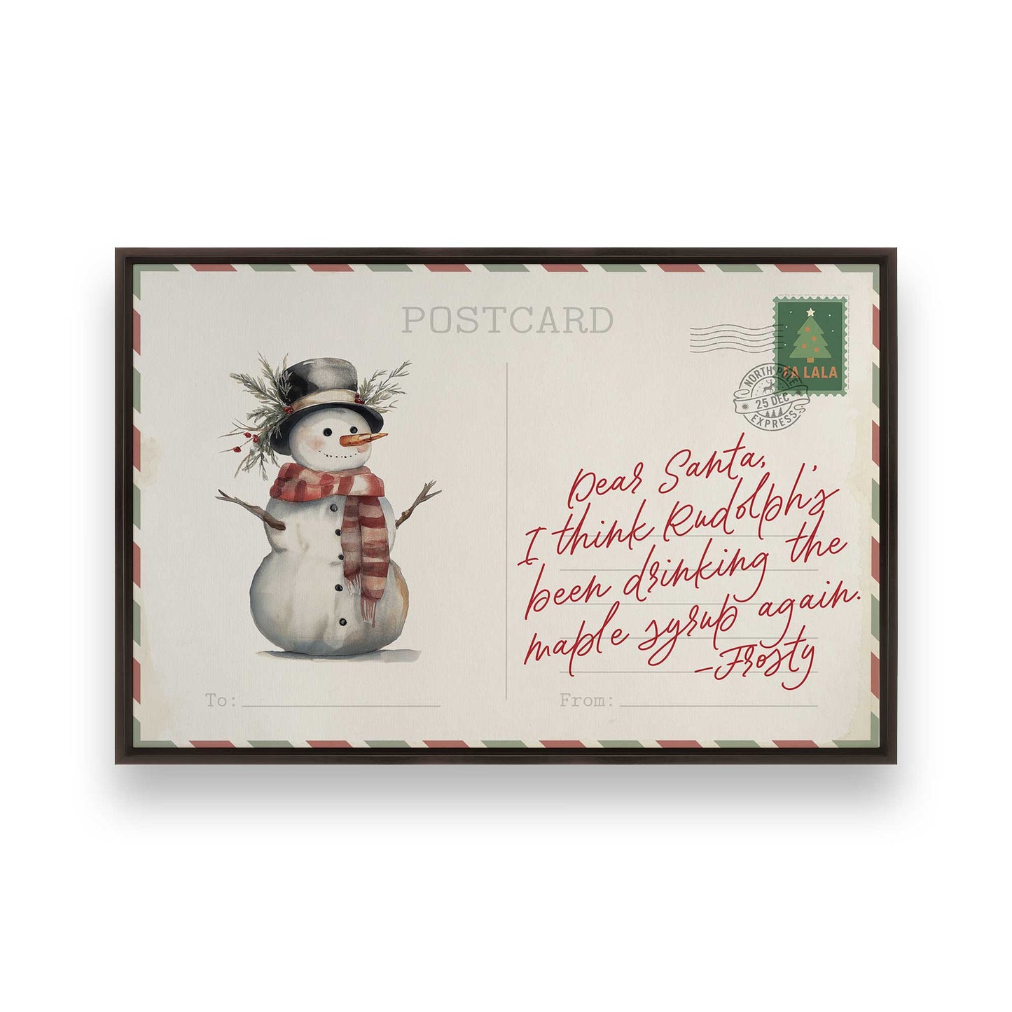 [Color:Espresso], Picture of art in a Espresso frame