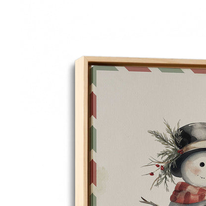 [Color:American Maple], Picture of art in a American Maple frame at an angle