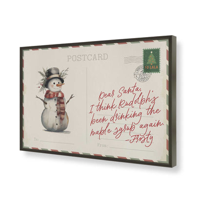 [Color:Satin Black], Picture of art in a Satin Black frame of the corner