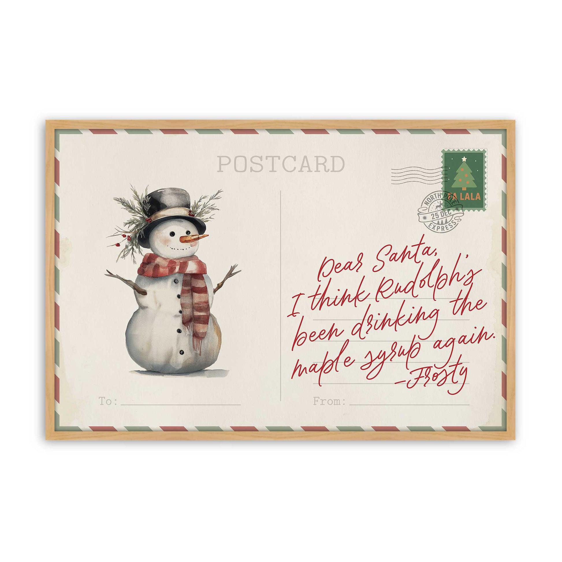 [Color:American Maple], Picture of art in a American Maple frame