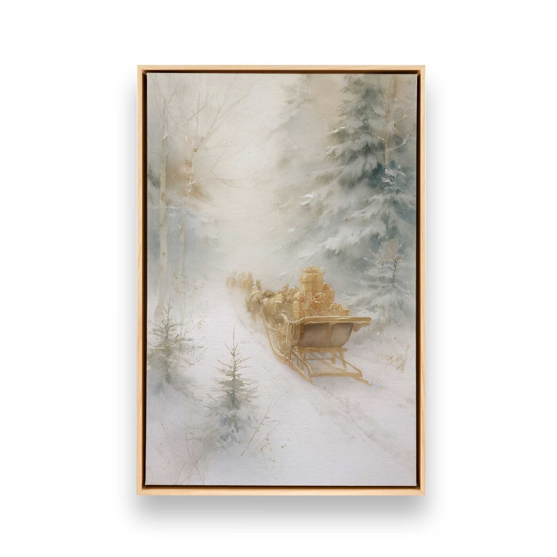 [Color:American Maple], Picture of art in a American Maple frame