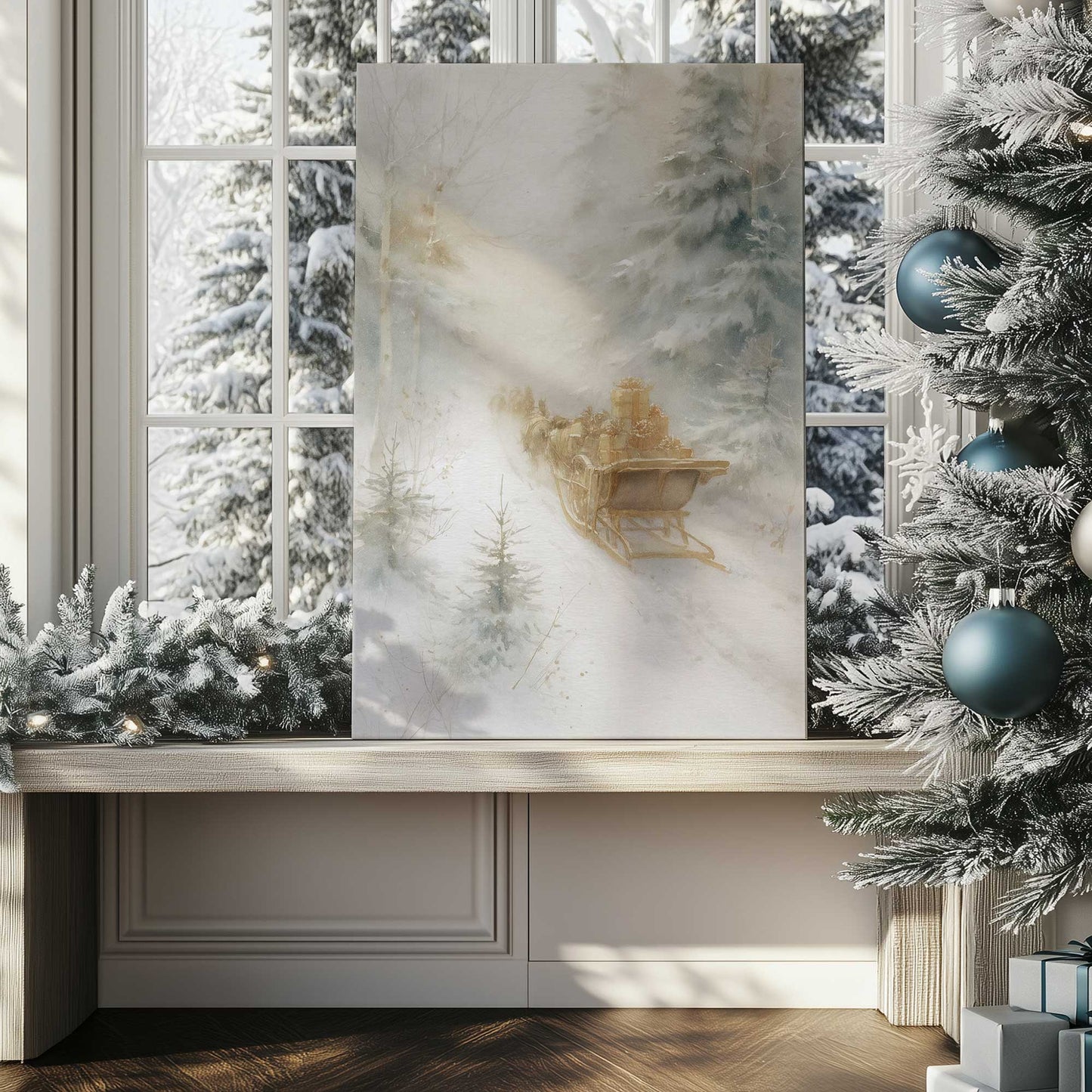 Picture of art in a room