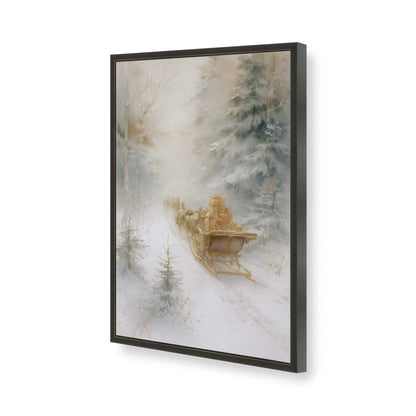[Color:Satin Black], Picture of art in a Satin Black frame of the corner