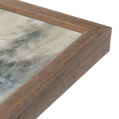 [Color:Walnut], Picture of art in a Walnut frame at an angle