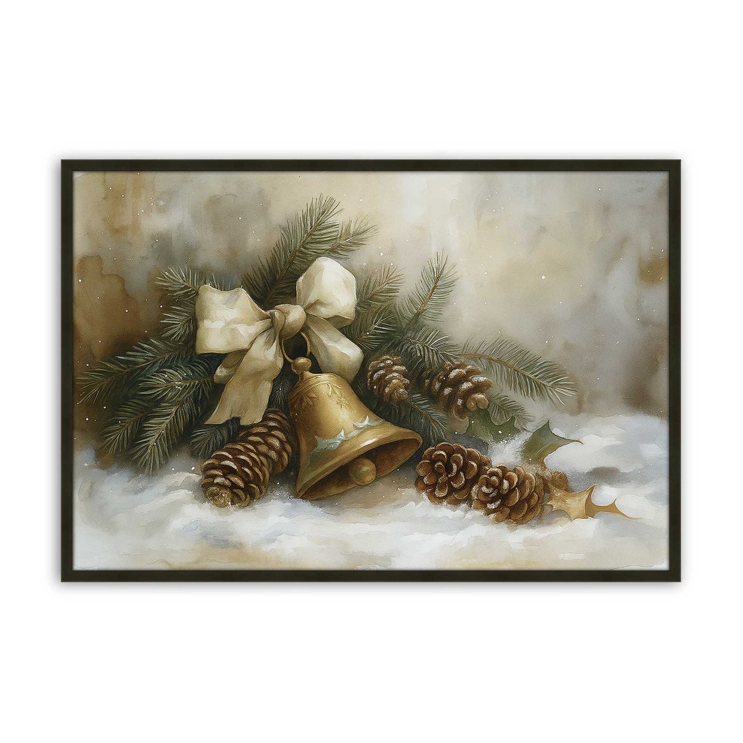 [Color:Satin Black], Picture of art in a Satin Black frame