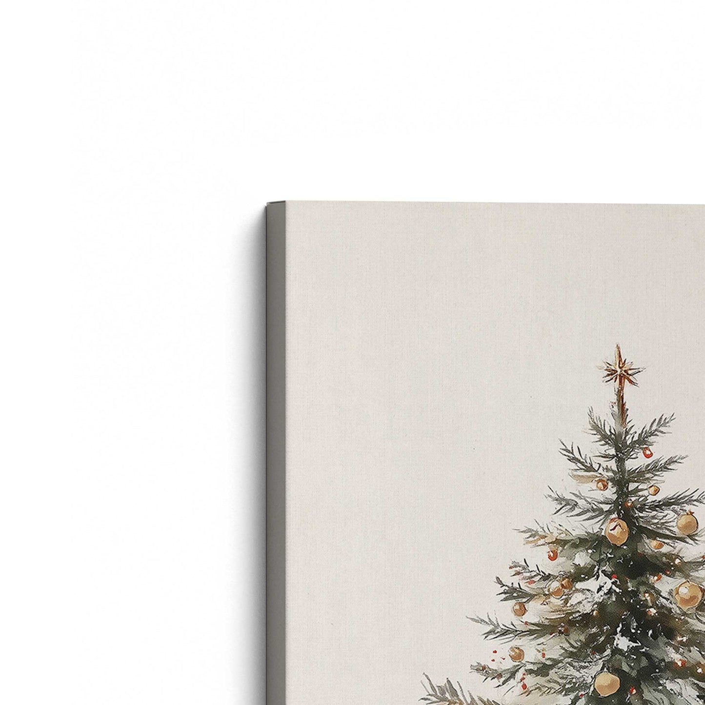 [Color:Stretched Canvas], Picture of the corner of the art