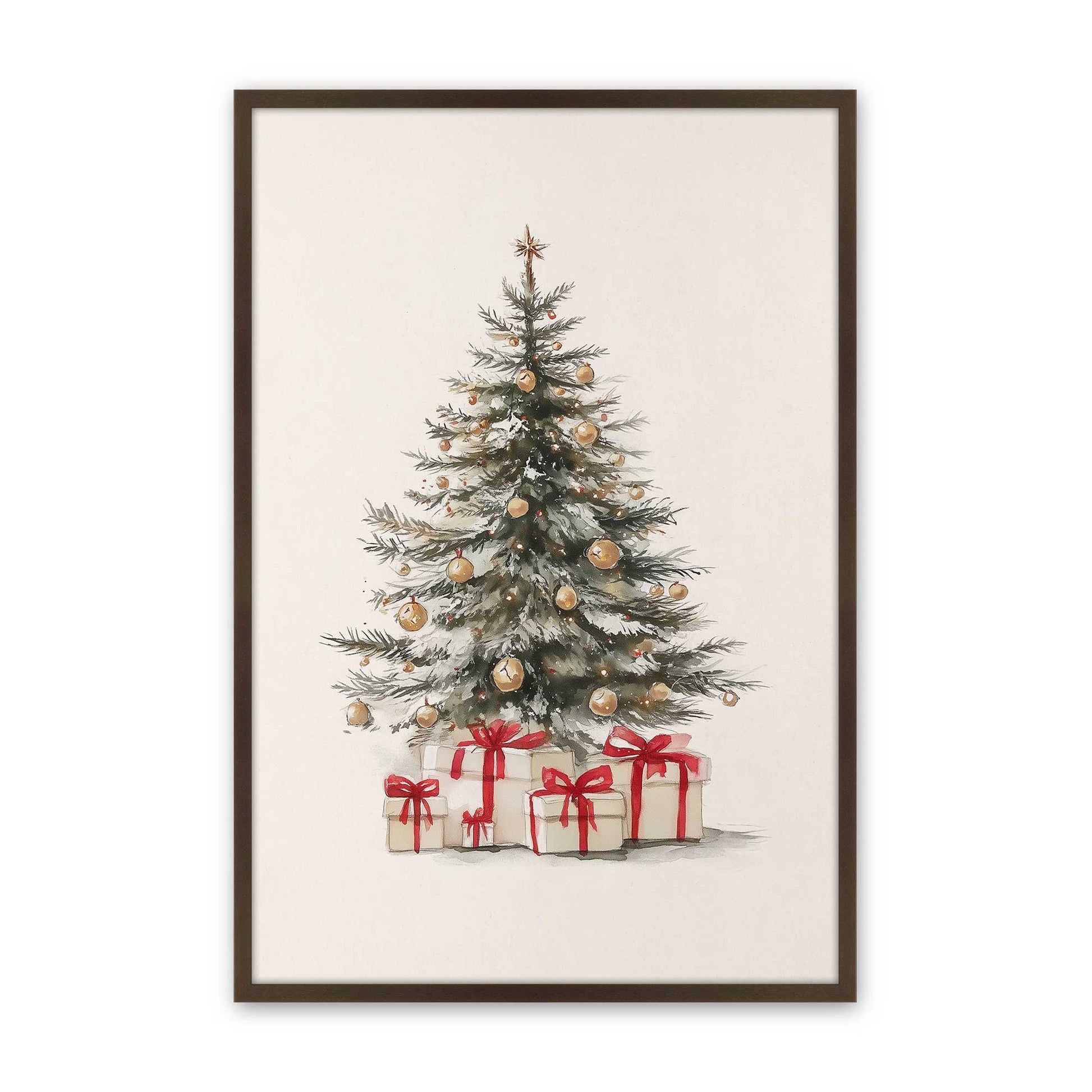 [Color:Belvinder Brown], Picture of art in a Belvinder Brown frame