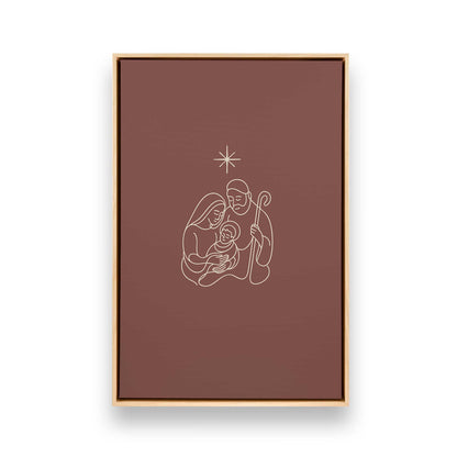 [Color:American Maple], Picture of art in a American Maple frame