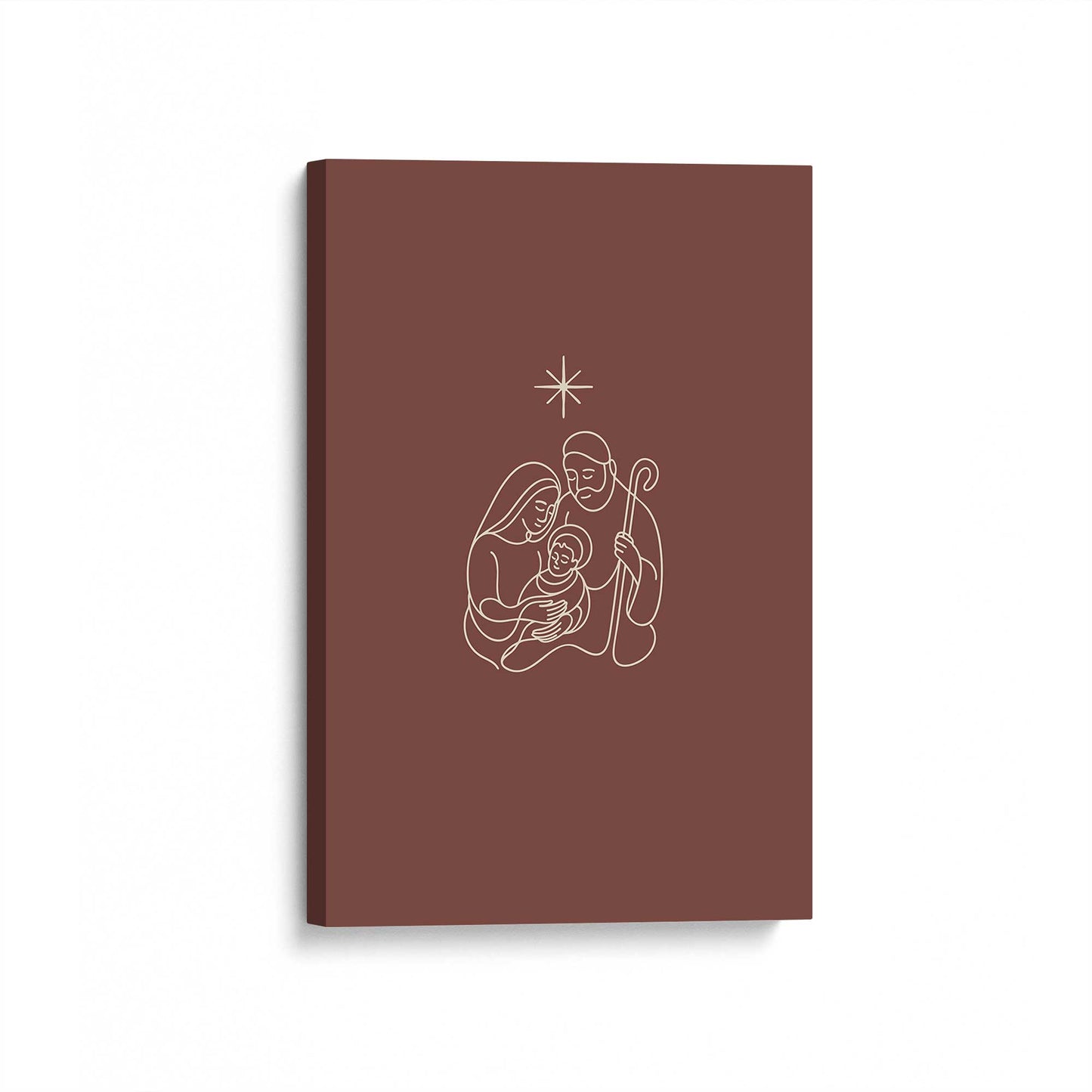 [Color:Stretched Canvas], Picture of art at an angle