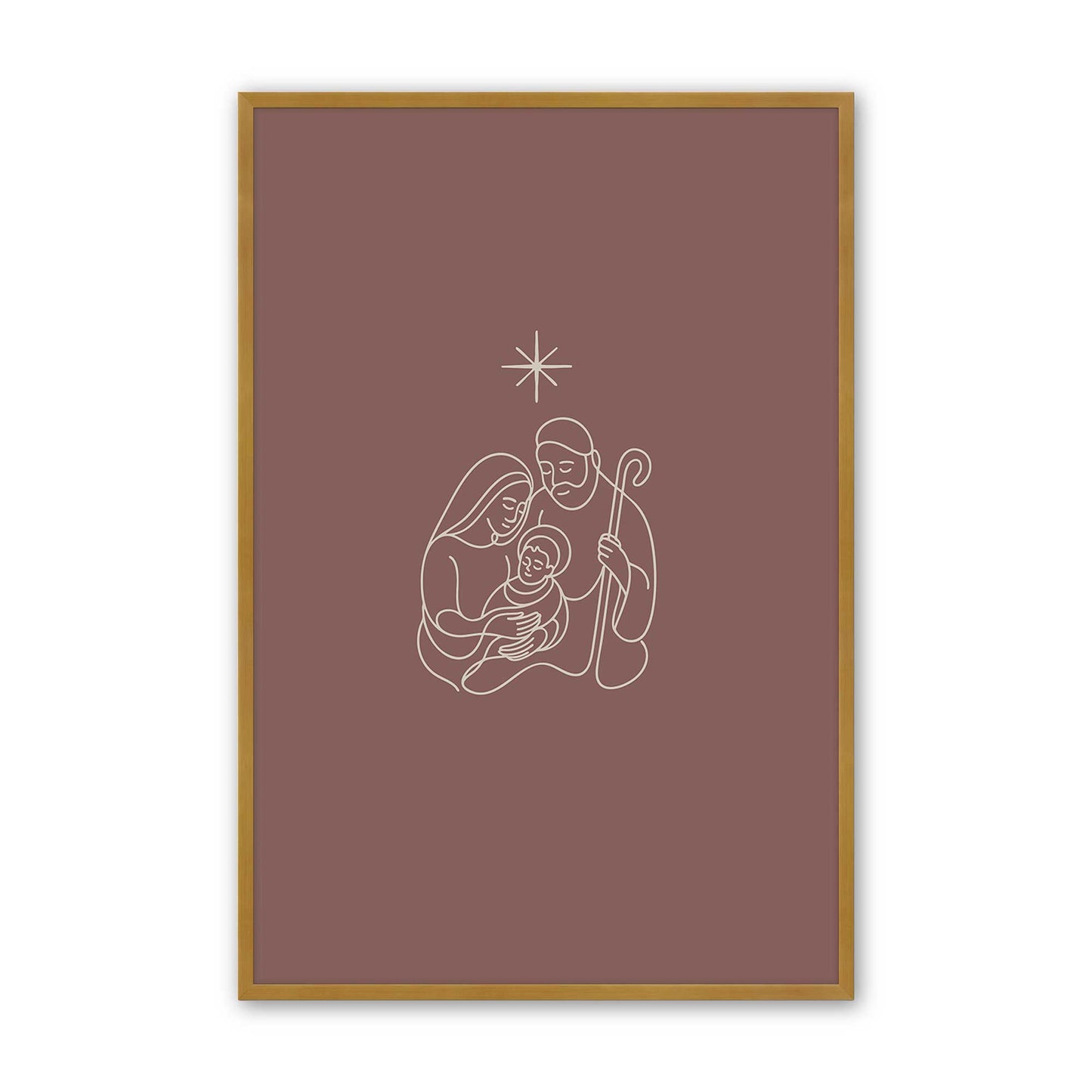 [Color:Polished Gold], Picture of art in a Polished Gold frame