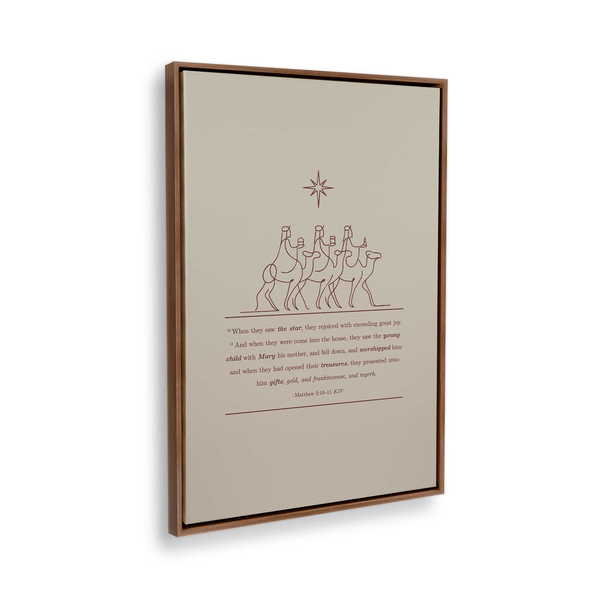 [Color:Walnut], Picture of the corner of the art