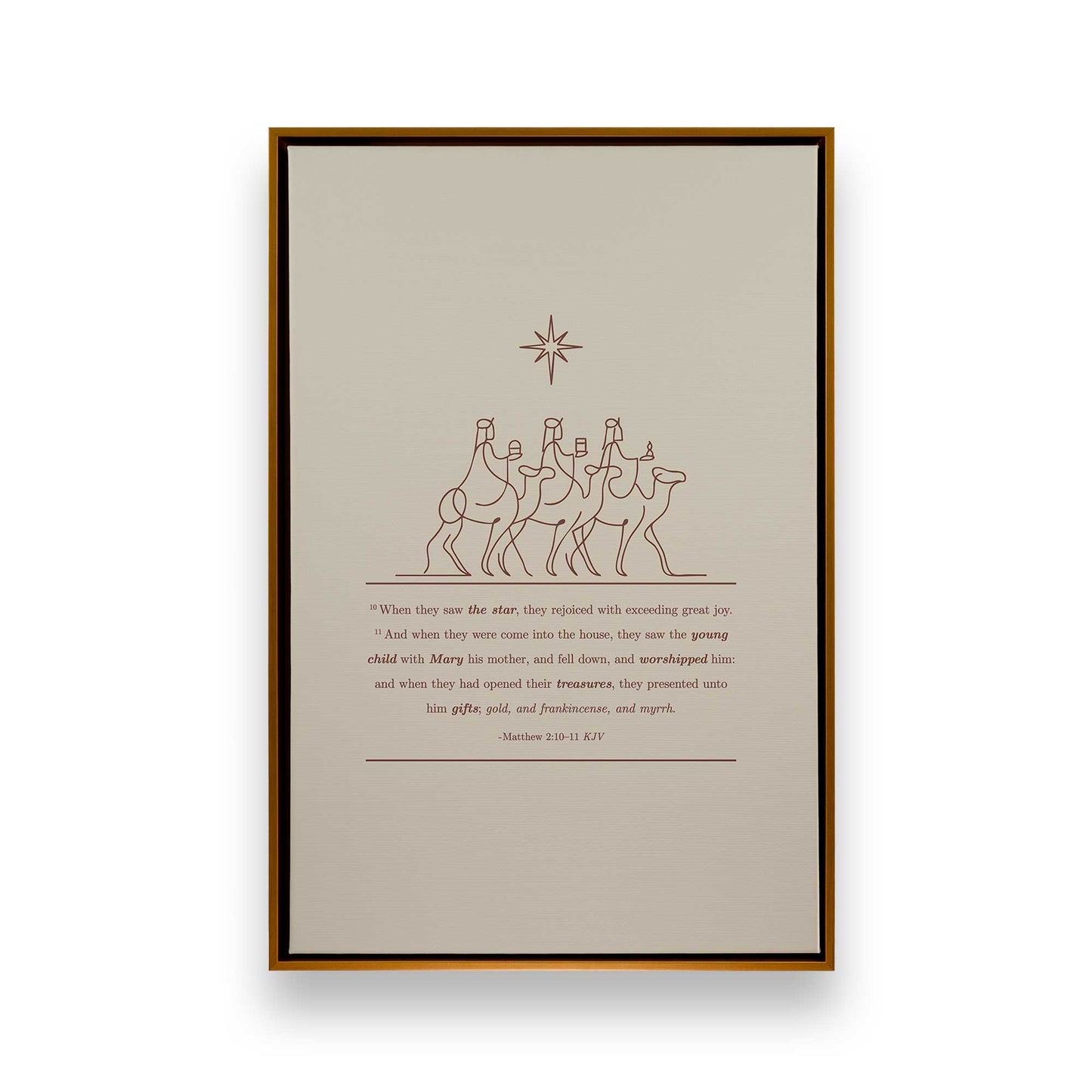 [Color:Polished Gold], Picture of art in a Polished Gold frame