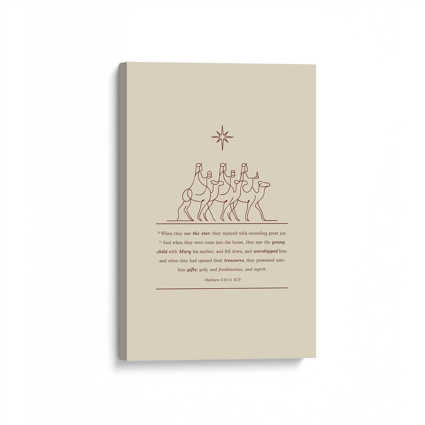 [Color:Stretched Canvas], Picture of art at an angle