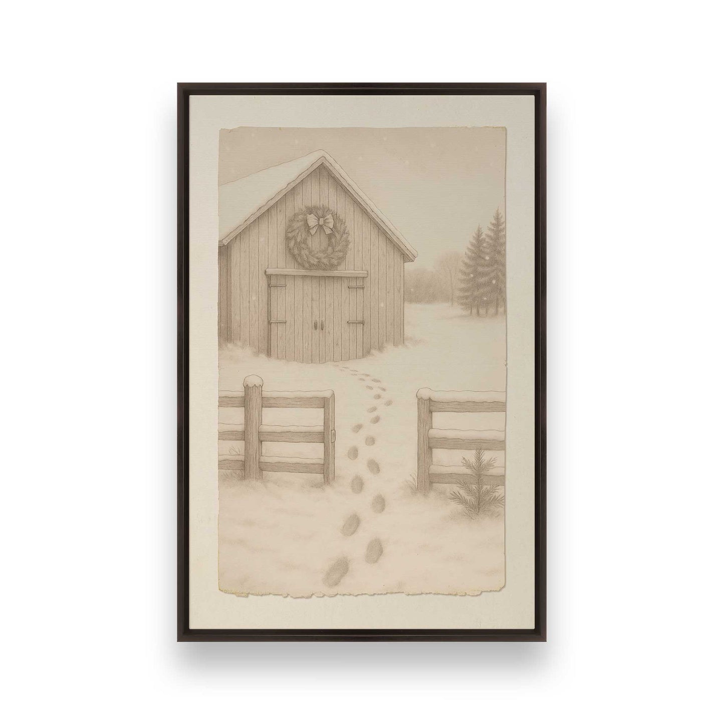 [Color:Espresso], Picture of art in a Espresso frame